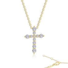 Load image into Gallery viewer, 0.67 ct tw Cross Pendant Necklace
