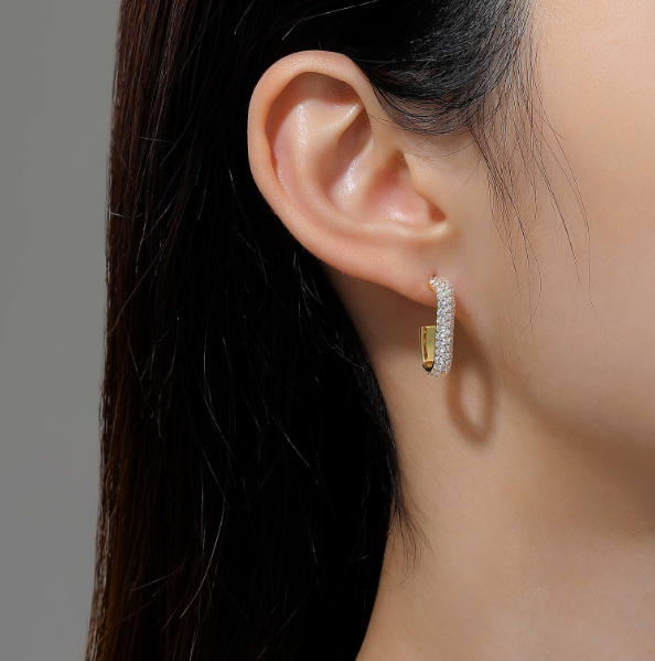 Paperclip Hoop Earrings – Crawford Jewelers