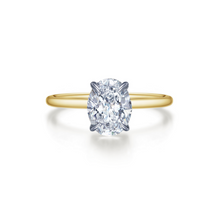 Load image into Gallery viewer, Oval Solitaire Engagement Ring
